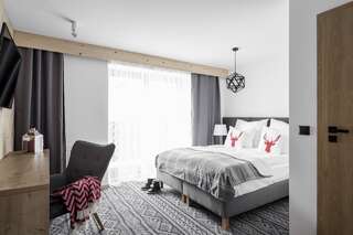 Отели типа «постель и завтрак» Villa Górska Ski & Bike Висла Двухместный номер с 1 кроватью и балконом-18
